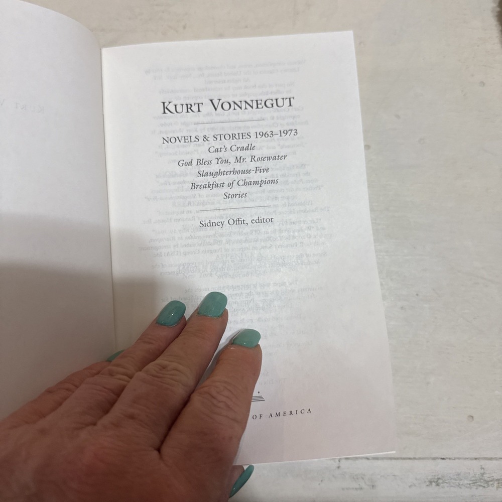 Kurt Vonnegut Novels & Stories 1963-73 Writings with Slipcase Library of America - Picture 4 of 8